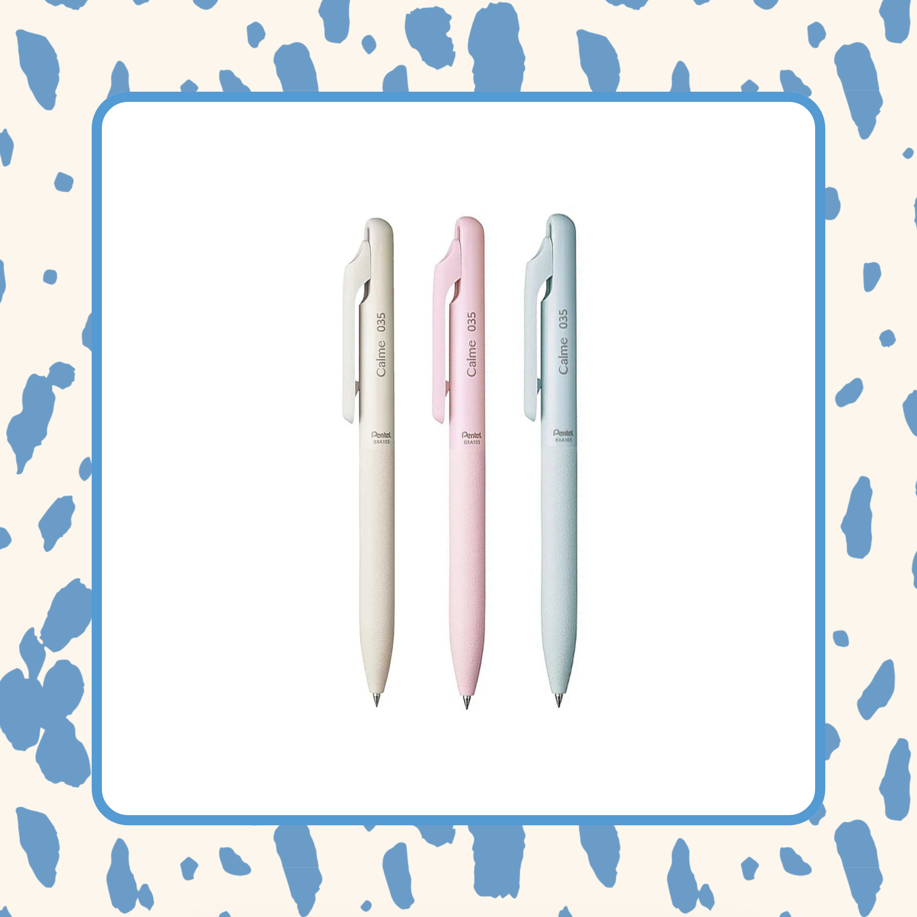 Pentel Gel Pen Calme .35mm