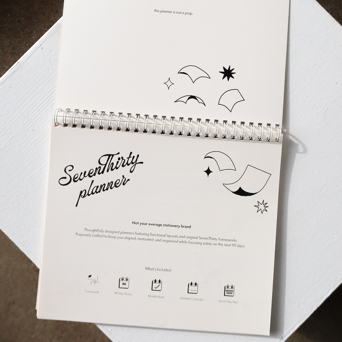 SevenThirty Quarterly Planner
